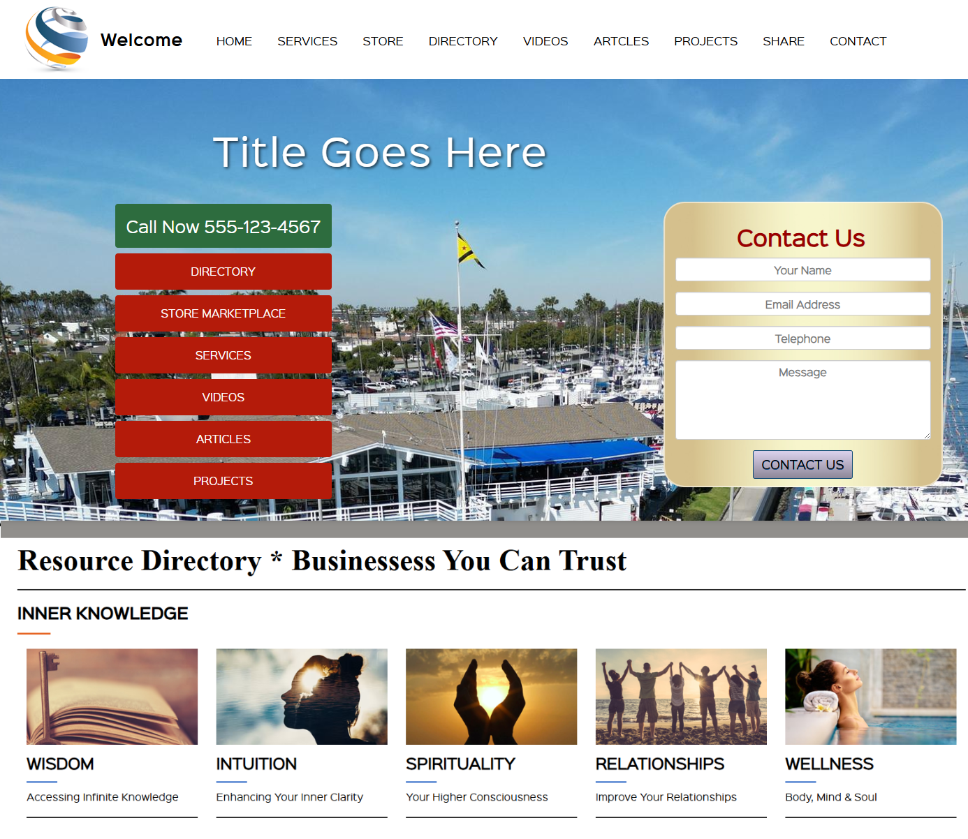Directory tamplate