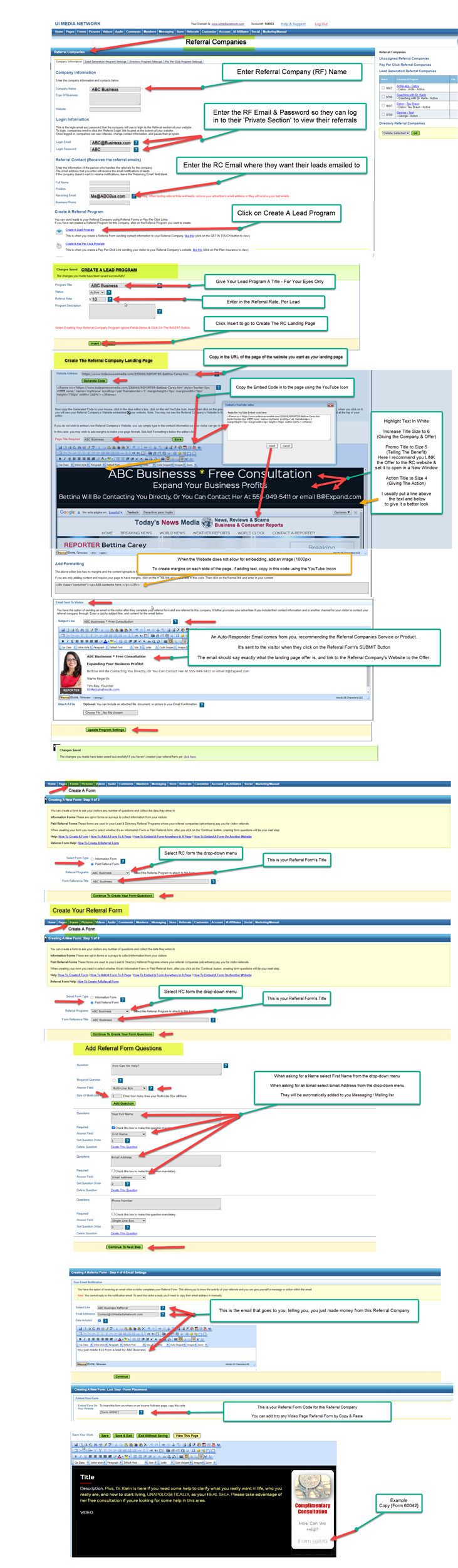 How to Create A Referral Form