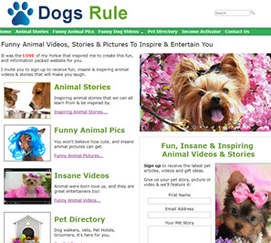 free dog website 