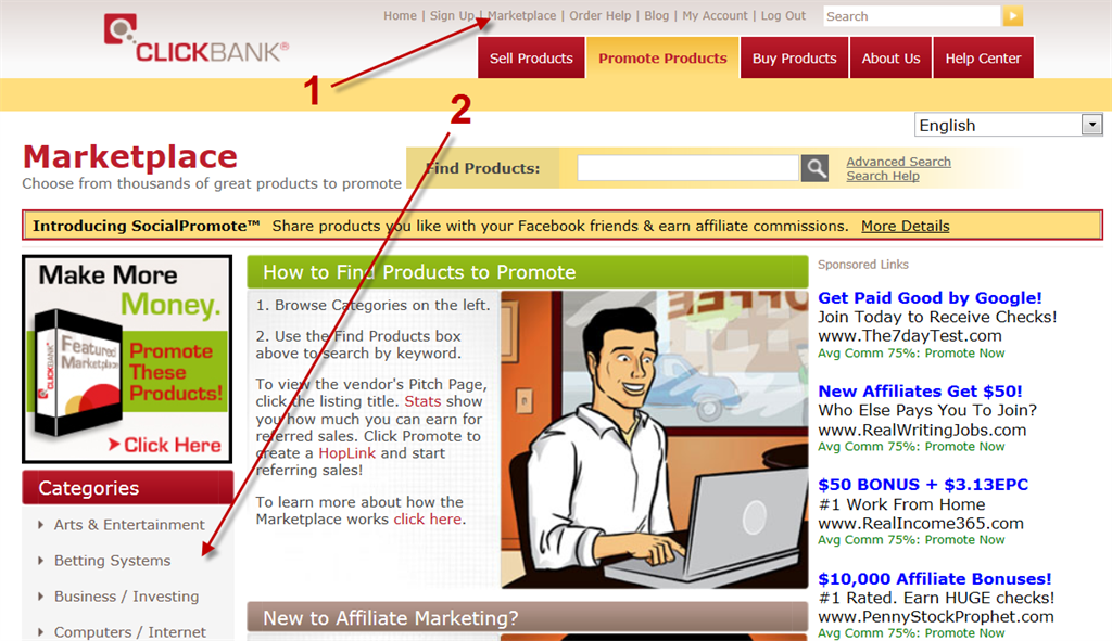 Clickbank adding products