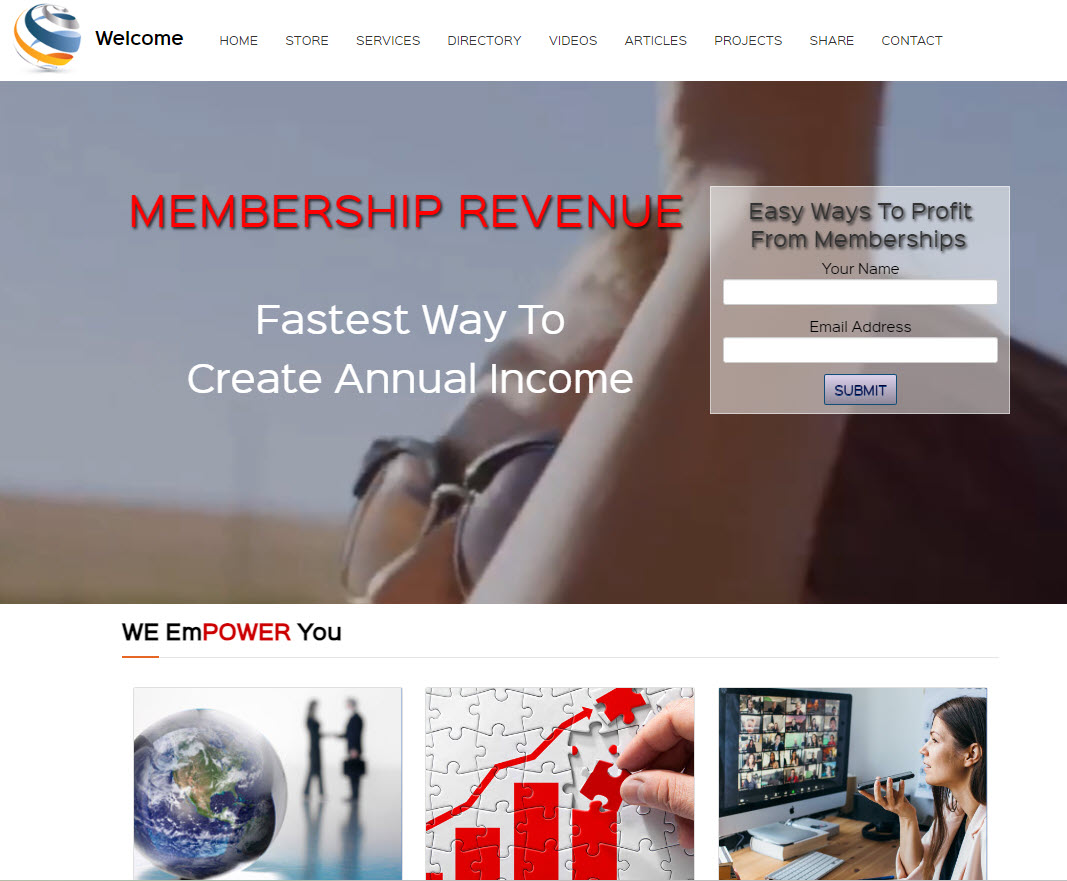 membership home page