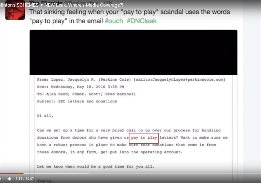 Hillary pay tp play emails