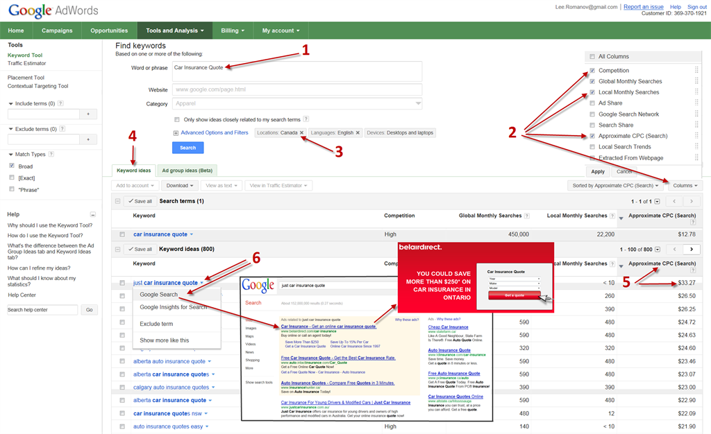 How to find Cost Per Click Advertsier 