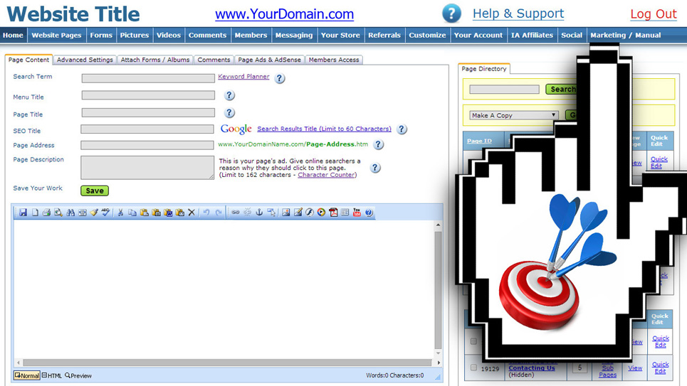 website