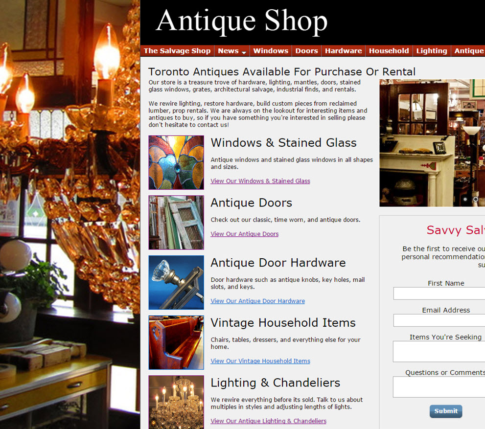 free website Antique Store