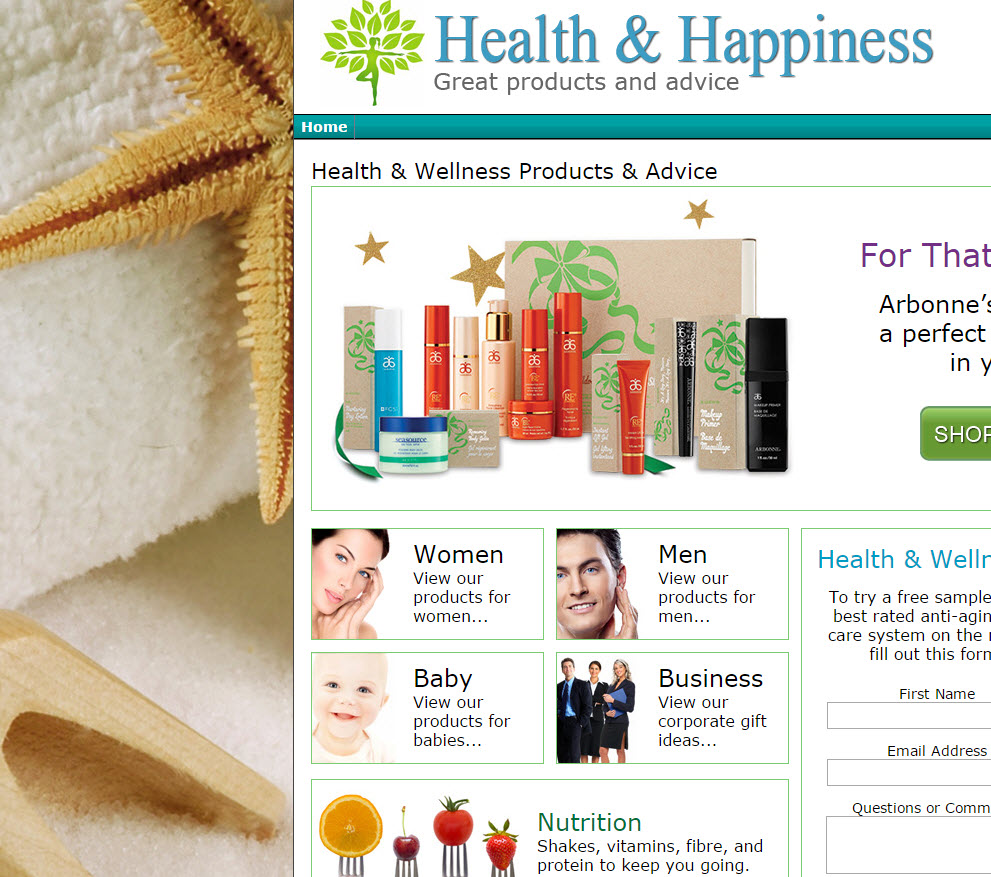 free website Cosmetic Website